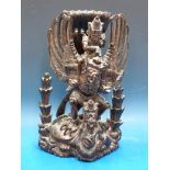 A very well carved hardwood Garuda