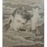 Phil Daniels pencil drawing of David Bow