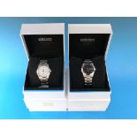 Two gents Seiko Sapphire wristwatches, b