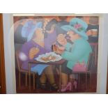 A signed Beryl Cook print "Ladies Who Lu