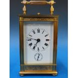 A c1900 French carriage clock with strik