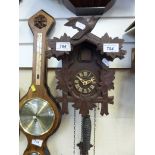 A Black Forest cuckoo clock c1950