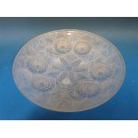 An Art Deco French opalescent dish