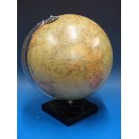 A Philips 10in Challenge Globe on base,