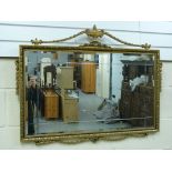 A gilt framed mirror with Neoclassical s