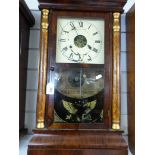 Two ogee cased American wall clocks
