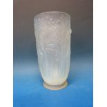 A Jobling opalescent celery vase