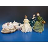 Three Royal Worcester figures "First Dan