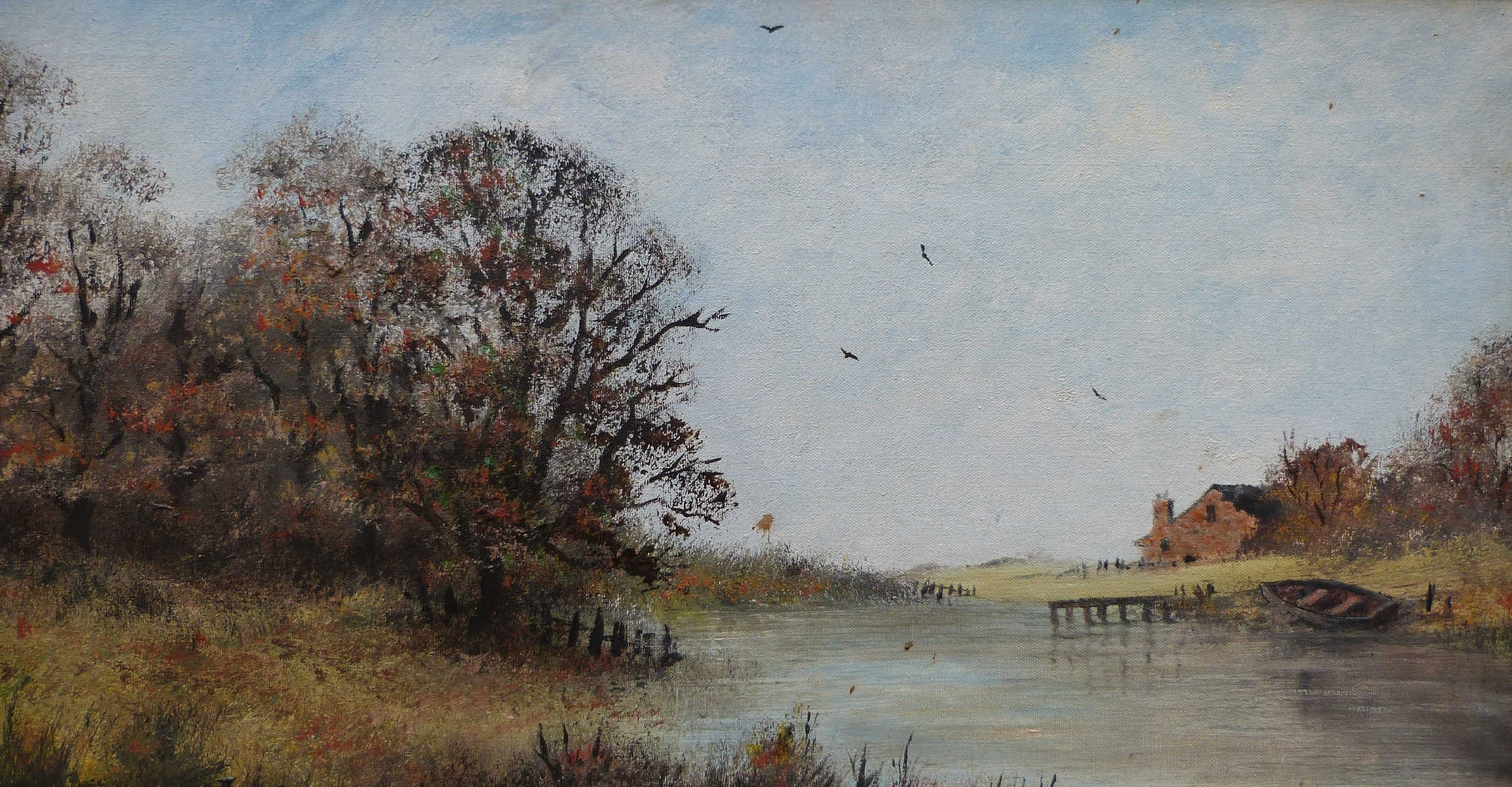Digby Page 'Autumn Peace' oil on canvas