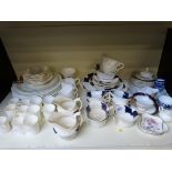 A collection of Coalport ceramics includ