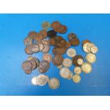 A quantity of UK coinage Victoria onward