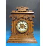 A two-train c1880 Ansonia shelf clock wi