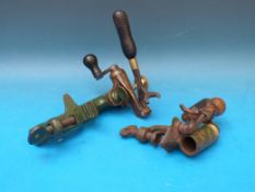 Two cartridge re-loading tools, one by Jeffries of Norwich