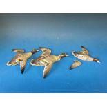 Three Beswick duck wall plaques