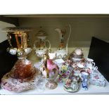 A large collection of mixed ceramics to include Royal Albert teaware, a large Portuguese urn and