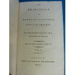 Paley's 'Principles of Moral Philosophy' (1796) two volumes,