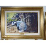 Three Stephen Gayford limited edition prints 2/35 "Badger",