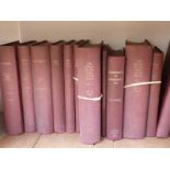 Eleven volumes of 'Classic English Law Texts' including 'Crown Law, 1762',