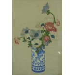 John Hall Thorpe woodblock 'The Chinese Vase' signed and titled in pencil published by Hall Thorpe,