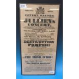 A Theatre Royal poster,
