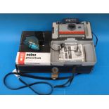 Polaroid Automatic 104 camera in 'Diamond' carrying case complete with flash and instructions