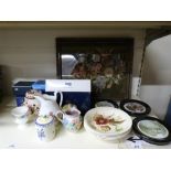 A collection of ceramics to include boxed Royal Doulton figure Cinderella,