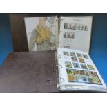 Four albums of GB QE II stamps