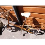 A vintage Moulton Mini bicycle