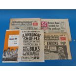 A quantity of Acker Bilk ephemera including a 1962 River Boat shuffle flyer with the Beatles