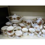 A large quantity of Old Country Roses dinner and tea ware together with other ceramics