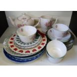 WITHDRAWN     A quantity of ceramics to include Coalport collector's plates,