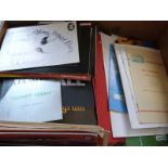 Two boxes of Victorian, pre-war and modern theatre programmes including St James Theatre programmes,