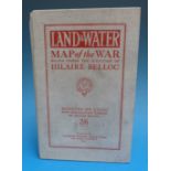 'Map of the War' drawn under the direction of Hilaire Belloc for 'Land and Water',