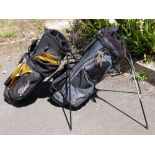 Two golf stand bags, one by Callaway,