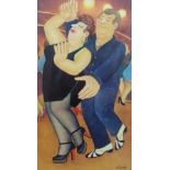 Beryl Cook signed print 'Dirty Dancing' 22/650 (49 x 28cm)