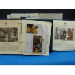 Six coin/stamp albums celebrating the Queen's Golden Jubilee