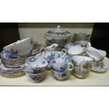 A quantity of Royal Worcester dinner and tea ware including dragon design and Lavinia pattern