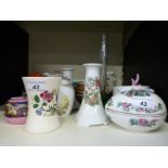 Mixed ceramics to include Poole, Carlton, Wedgwood and Worcester,