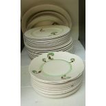 A Royal Doulton part dinner service in "Lynn" pattern (D5204) 35 pieces