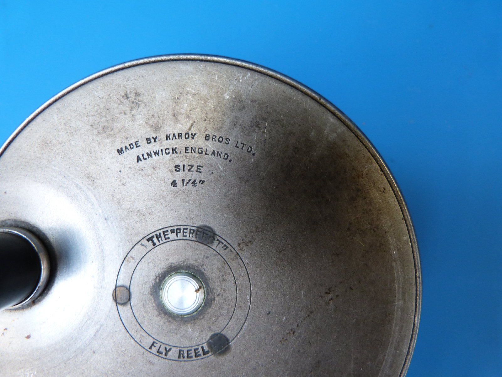 A Hardy Brothers of Alnwick 'The Perfect' 4 1/4" duplicated mark II salmon fly reel with large - Image 4 of 5
