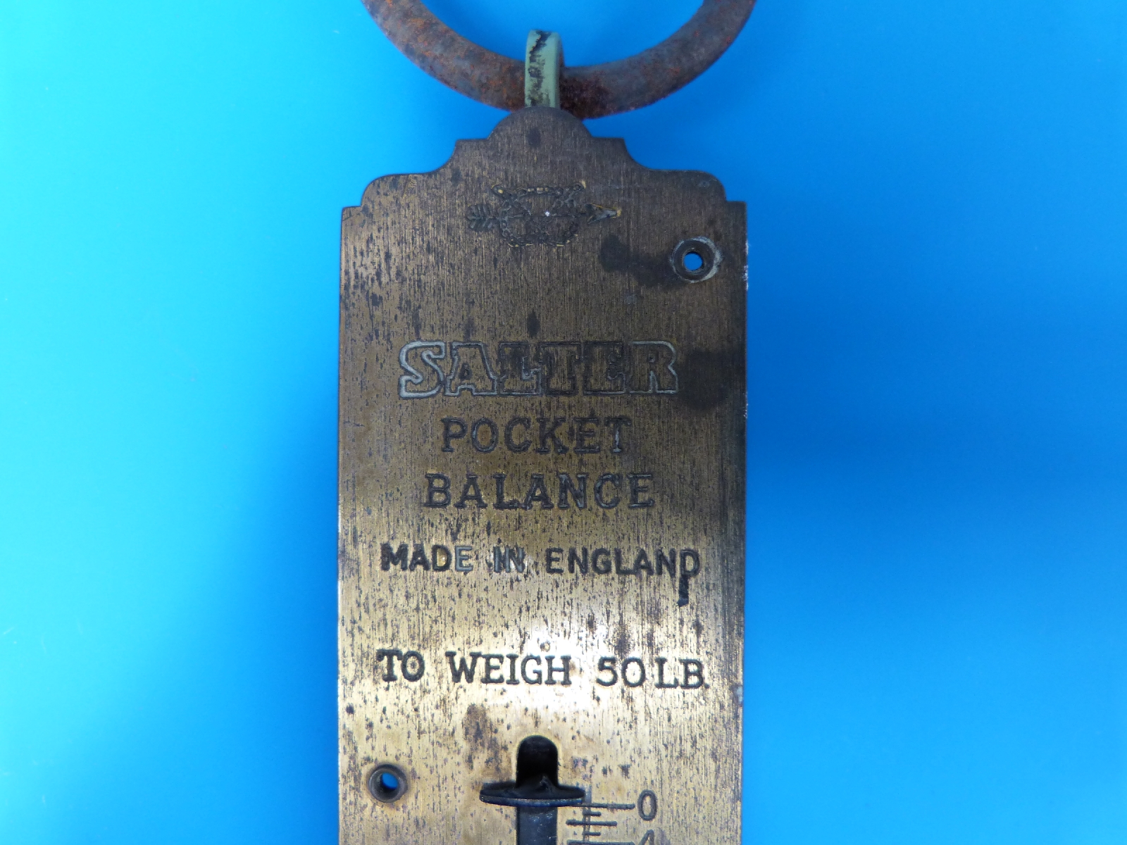 A steel cased fisherman's thermometer together with three sets of hanging scales, - Image 2 of 7