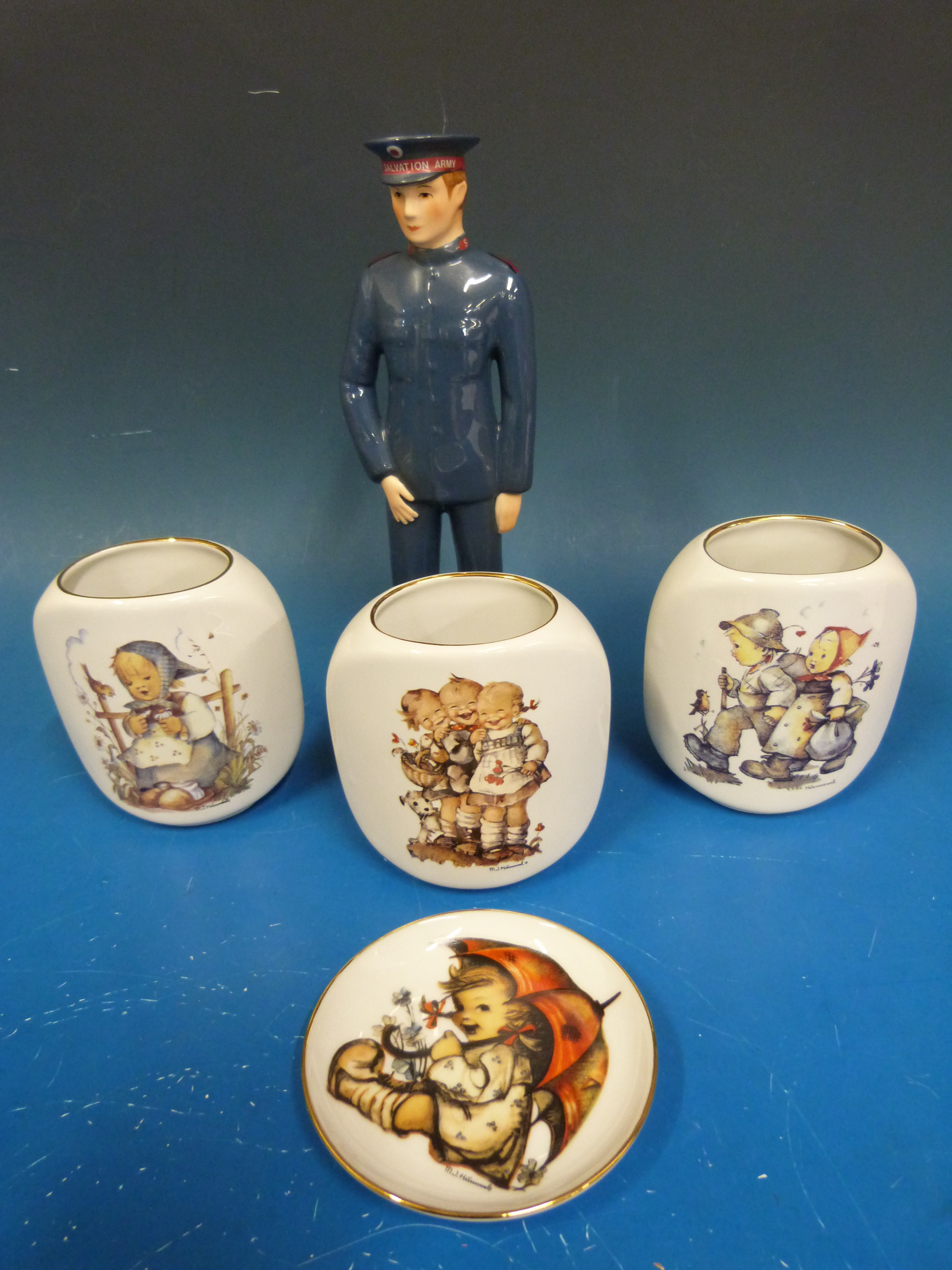 Goebel figurine of man in Salvation Army Uniform,