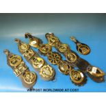 A quantity of horse brasses on martingales