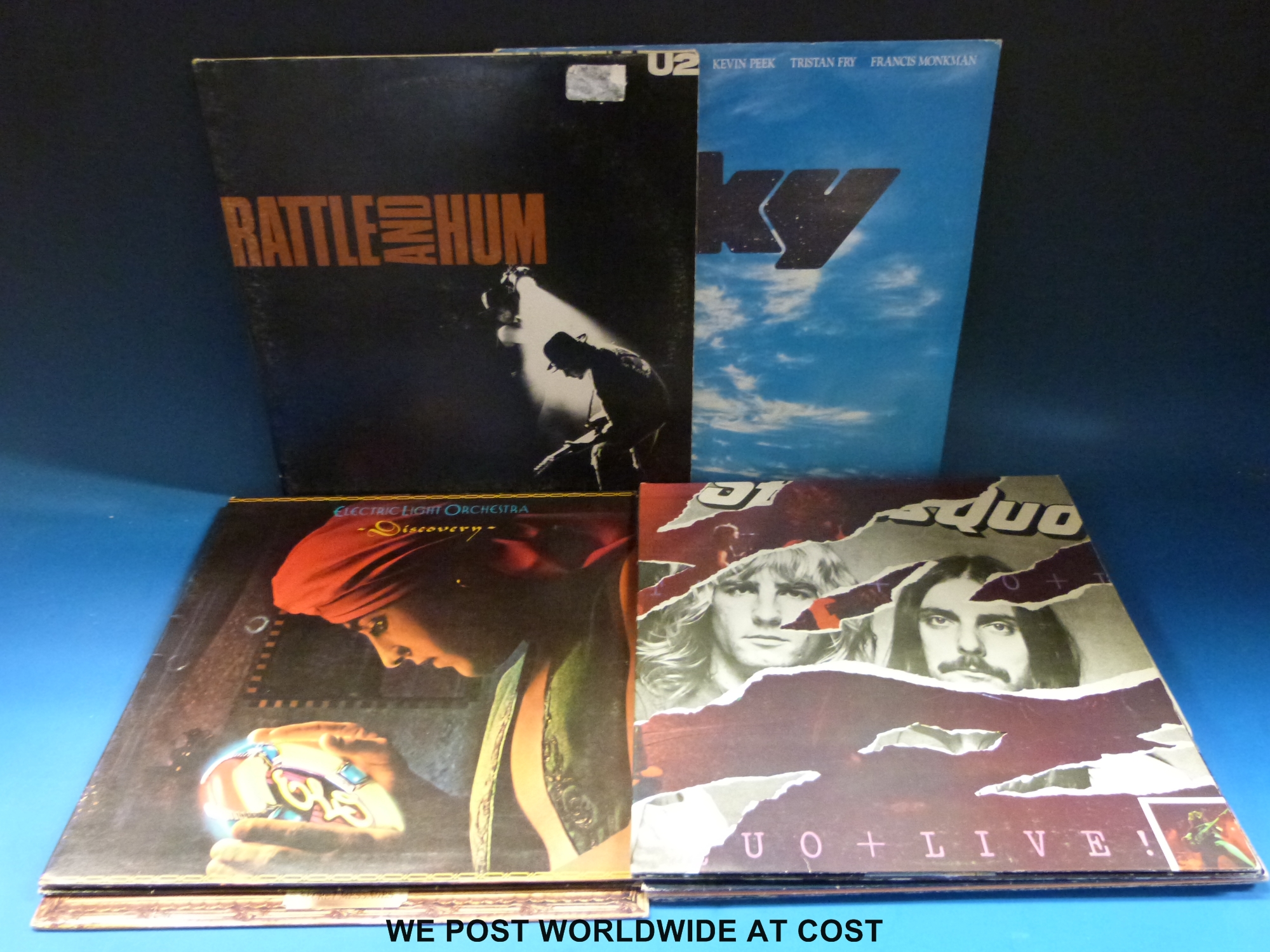 Over 35x LPs from the 1970s and 1980s including artists such as Status Quo, Genesis, ELO, - Image 3 of 3