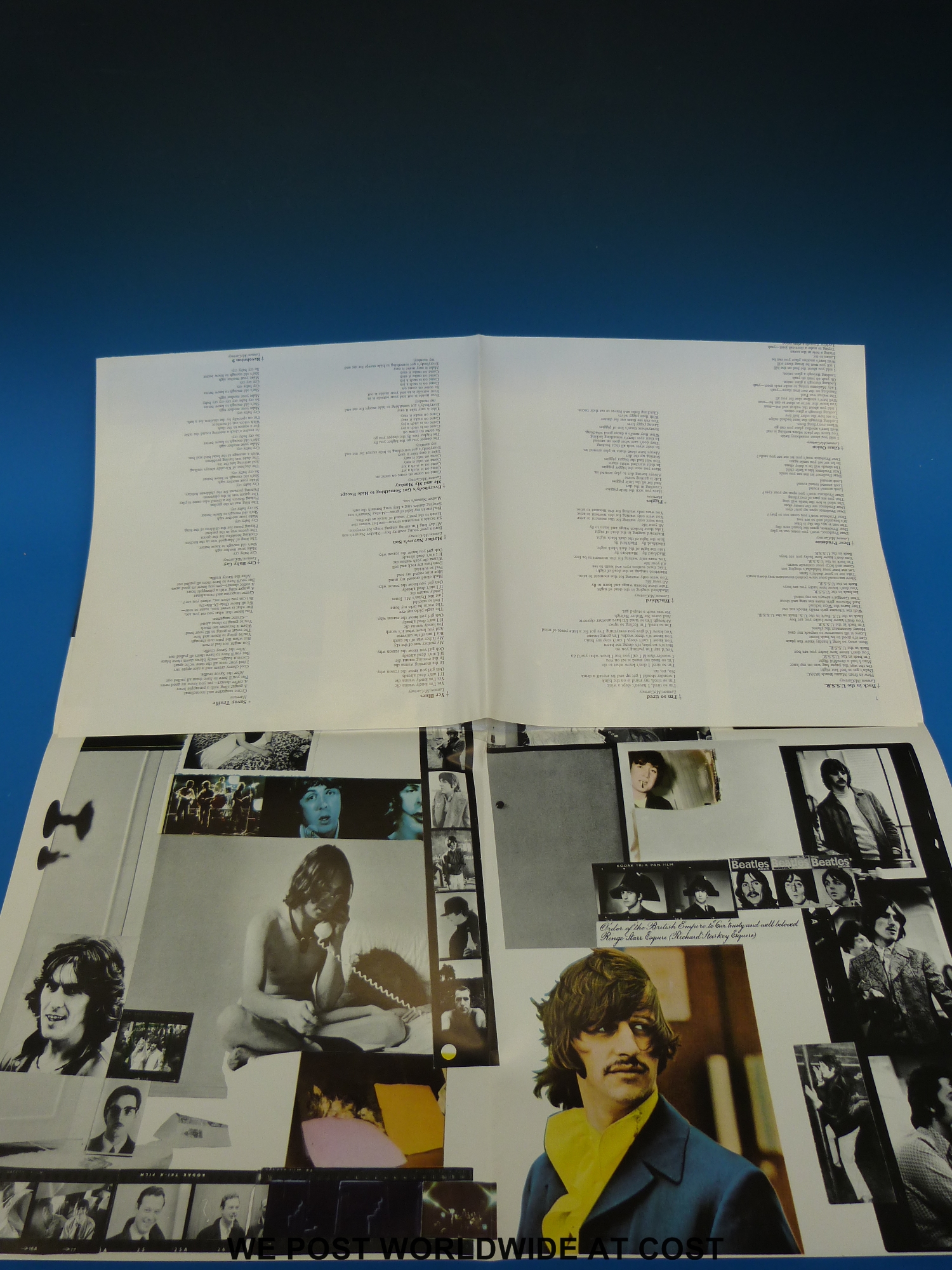 The Beatles “White Album” (2xLP, stereo, complete with poster and 4x photos). - Image 4 of 6