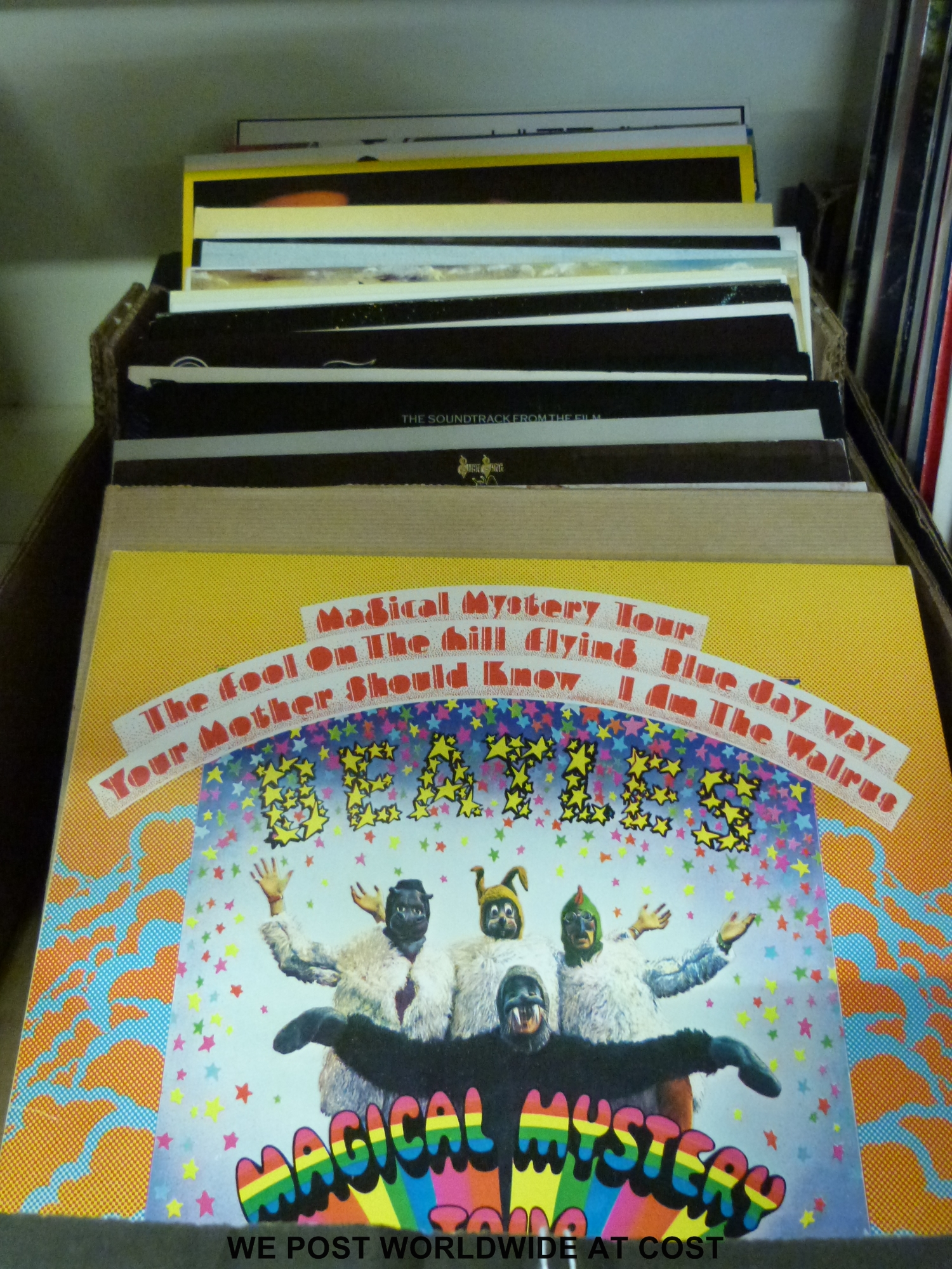 A collection of nearly 40 LPs which includes: Led Zeppelin "Four Symbols"; "Coda";