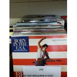 Over 80 LPs and 12" singles from the 1970s and 1980s which includes: U2; David Bowie;