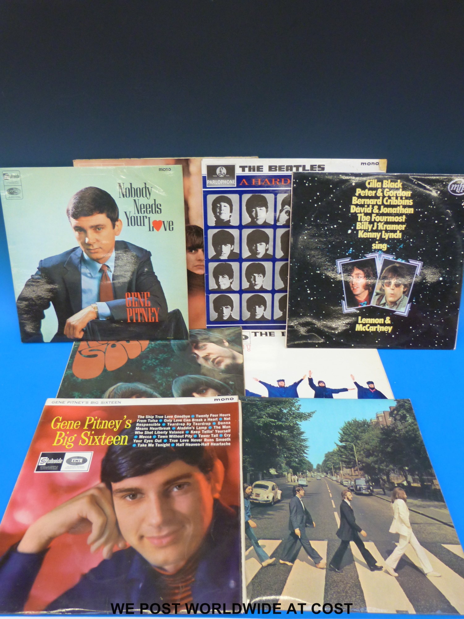 A small collection of 12x LPs and 5x singles from the 1960s.