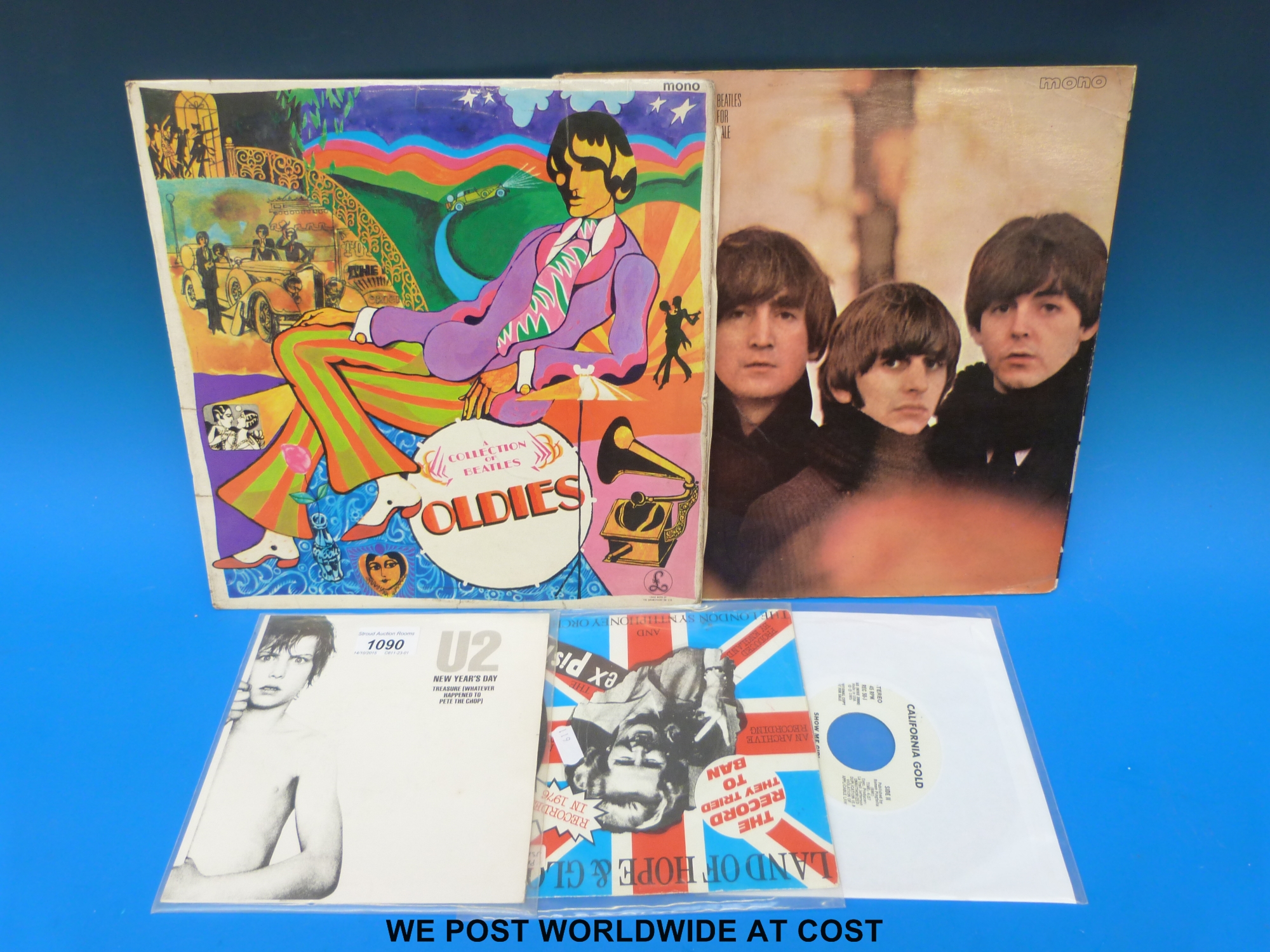 Two Beatles LPs: “Beatles For Sale” (Flip-back sleeve with “outline Mono” PMC 1240, - Image 4 of 8