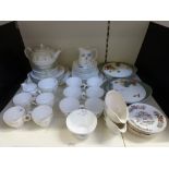 A collection of Wedgwood china including Cathay,